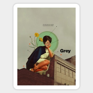 Grey Sticker